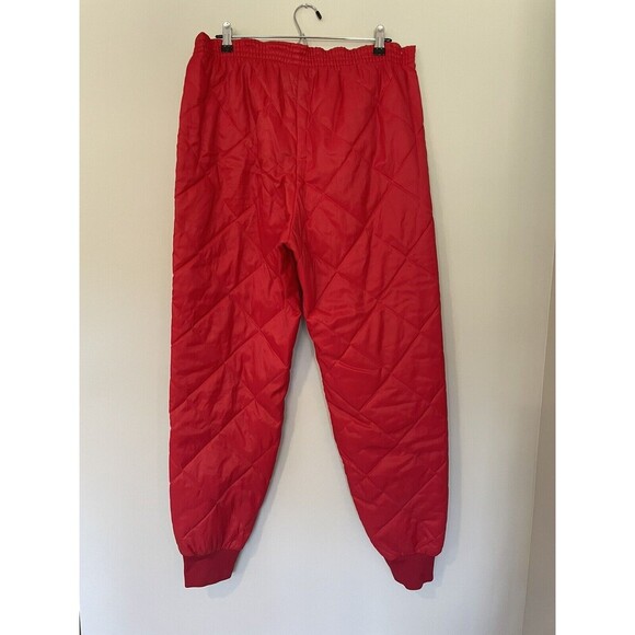 Vintage Bass Pro Shops Quilted Thermal Lined Pants Large Hunting 80s 90s SEE DES - Picture 5 of 8